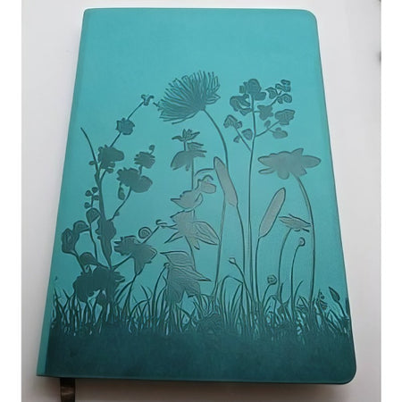 Notizbuch Türkis Flower 21x15cm 1 Stk.