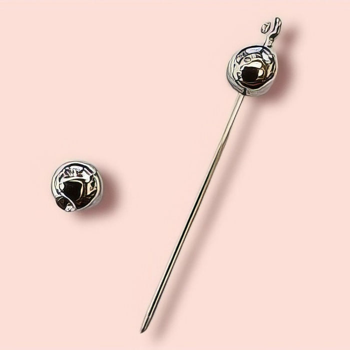 Wechselanhänger "Kugel" Silberfarben 39mm x 1mm 1 Stück – Bild 3