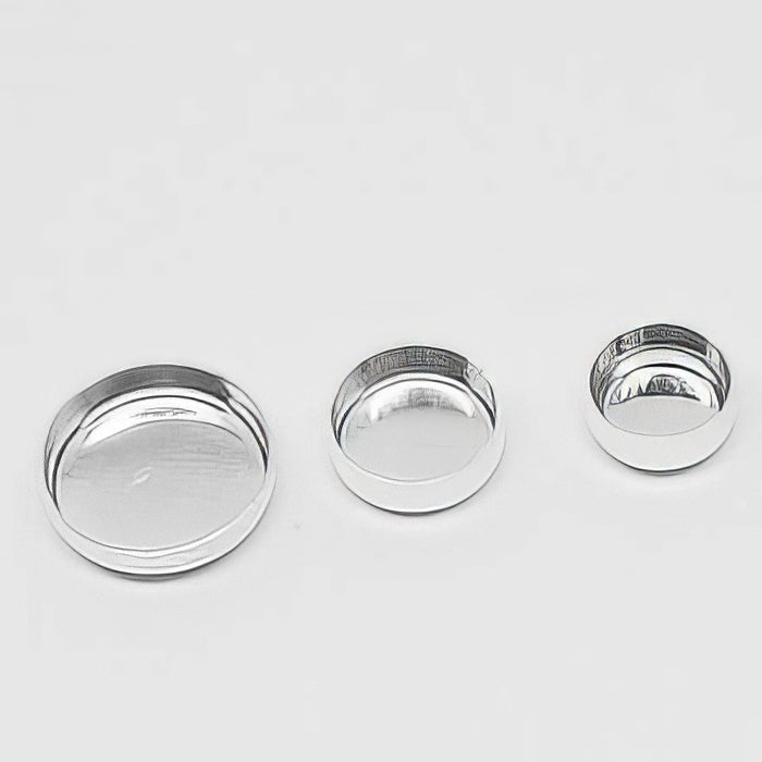 Bezel Schälchen 925 Silber 14mm 1 stk.