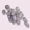Millefiori Scheiben Murrinis  rubino 3-4mm ca . 30stk.