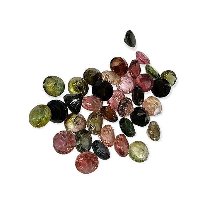 7 Turmalin 5mm Diamant schliff  5 Stück – Bild 2