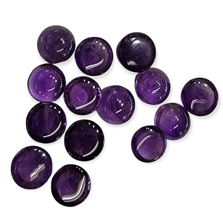 Cabochon Amethyst rund 3mm 1Stk.