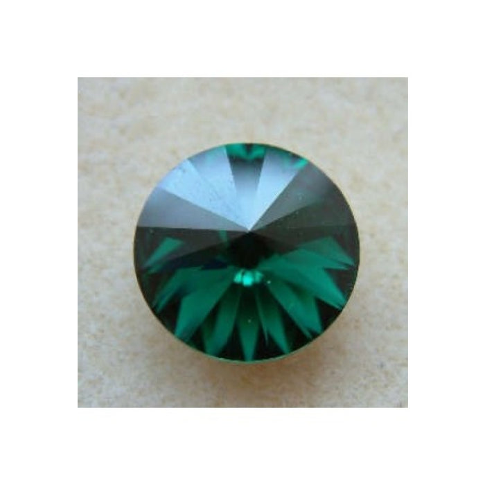 Rivoli  emerald 12mm 1 Stück
