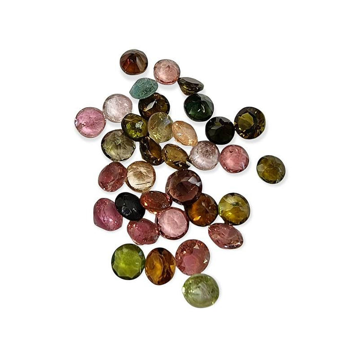 Turmalin 4mm Diamant schliff  5 Stück