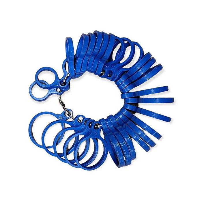 Ringspiel Kunststoff blau 1-15 und halben Nummern