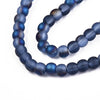 Glas rund blau schimmer AB 3mm ca. 100stk. – Bild 2