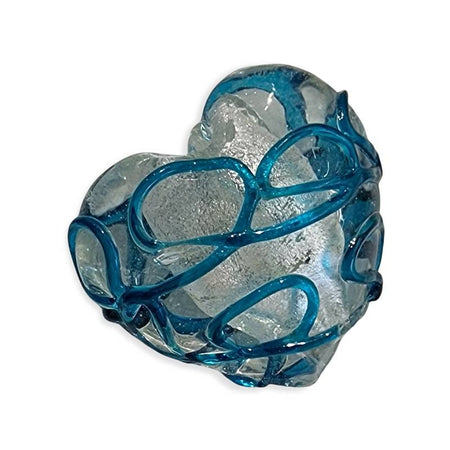 Riesen Herz Sinfonie türkis 24x26x18mm