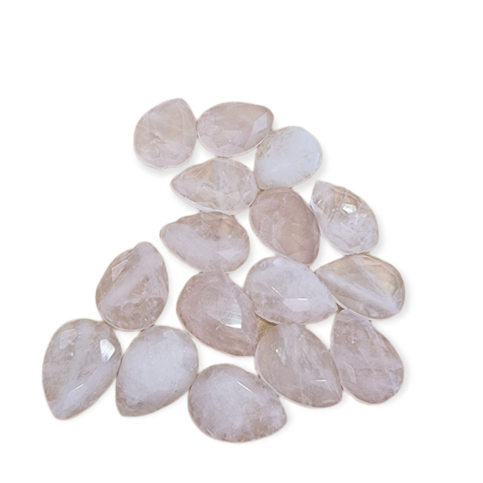 Cabochon Rosenquarz Tropfen ca.14x10mm 1 Stk.
