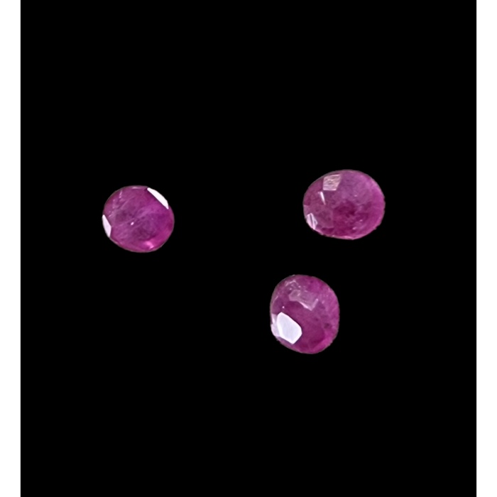 Rubin 1.5mm Diamant schliff 1 Stück