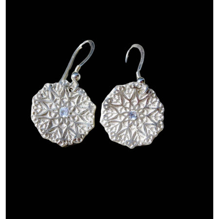 Ohrringe Mandala Silber 925 1 Paar