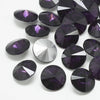 Rivoli  dunkel Amethyst 14mm 1 Stück – Bild 2