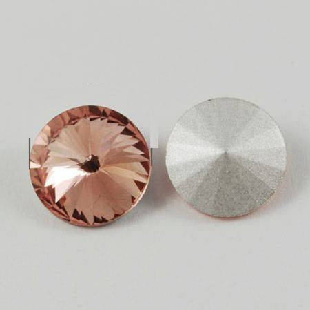 Rivoli  rosa 12mm 1 Stück
