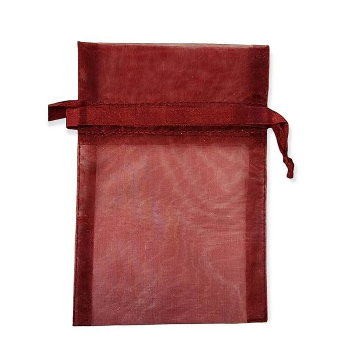 Organzasäckli bordeaux 15x10cm 1 Stück