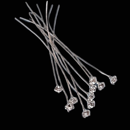 Stift mit Strass 60x3mm Ø 0.5mm 10stk