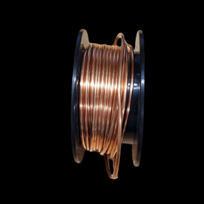 Draht Kupfer halbrund 12GA (2,05mm) 1m