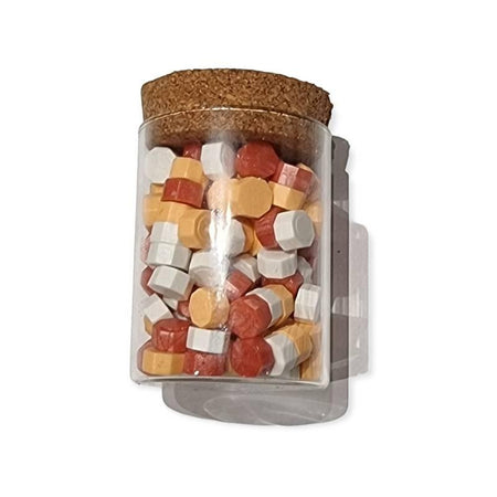 Sigel Wax im Glas Mix orange weiss 40gr.