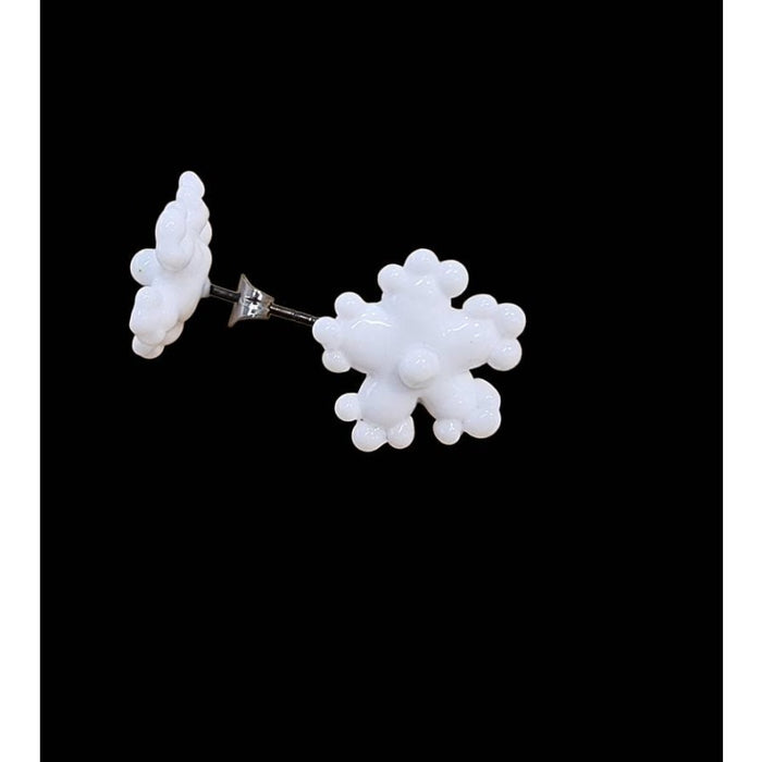 Ohrstecker Chirurgenstahl Schneeflocken 1 paar  Swissmade