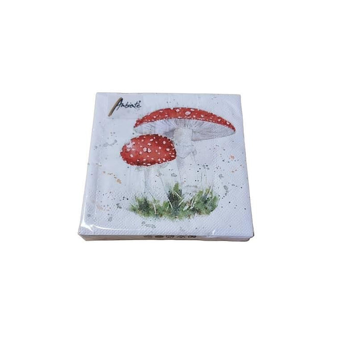 Serviette Pilze 25x25mm