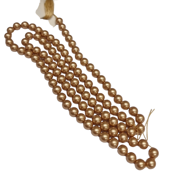 Swarovski Perlen gold 6mm 100 Stück