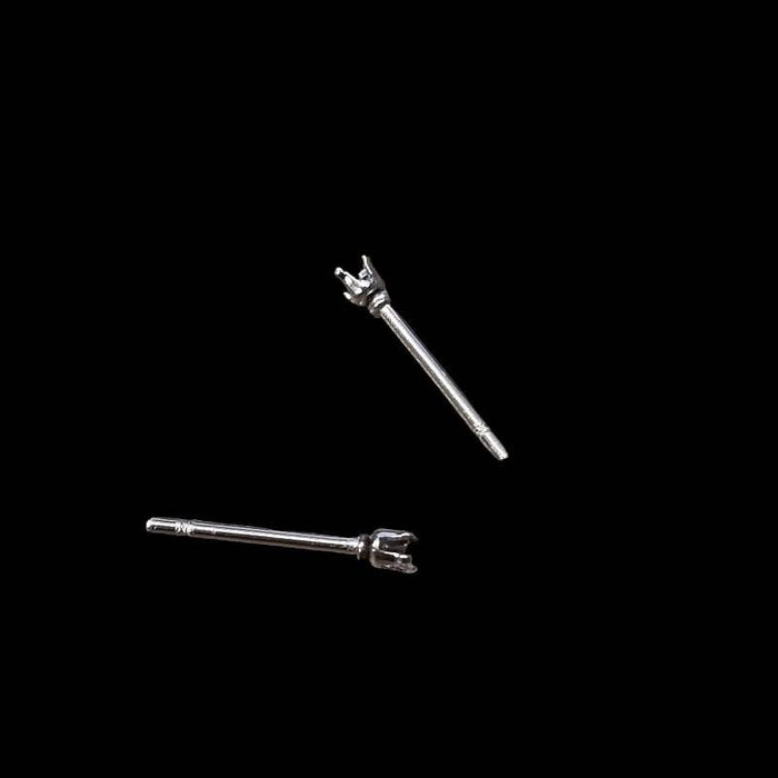 Ohrstecker easy Schnapp Edelstahl für 2mm 2 stück