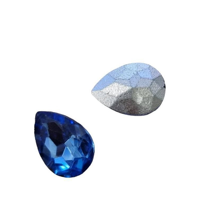 Rivoli Tropfen blau 18x13mm 1 Stück