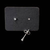 Bastel-Set Ohrstecker Edelstahl mit  2mm Zirkon zum Wählen 1 Paar – Bild 2