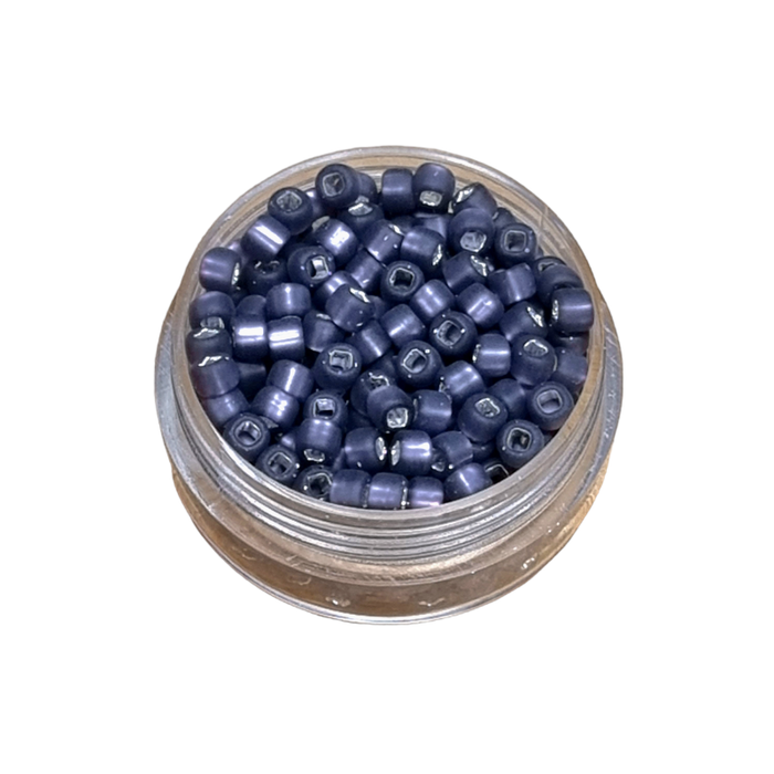 Rocaille 3,5mm #6 Violett silverline matt ca. 17gr.