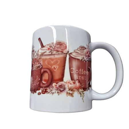 Tasse Coffee und Rosen 1 Stk – Bild 2