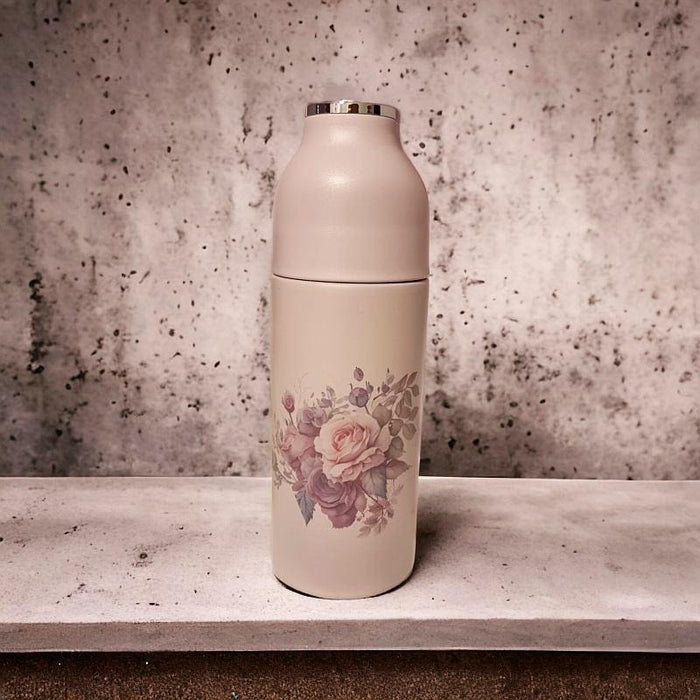 Thermosflasche Rosen Bouquet auf rosa 350ml 1 Stk