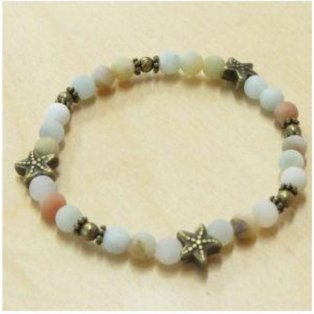 Set Amazonit Seestern Armband – Bild 2