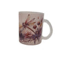 Glas Tasse matt Dragonfly  bedruckt  1 Stk
