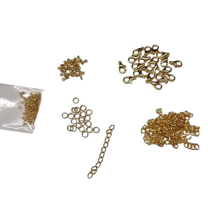 Verschluss Set goldf. ca. 180 Teile Top Preis