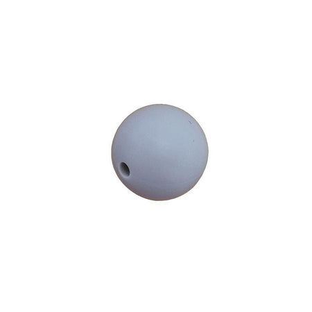 Silikon Perle hellgrau 15mm