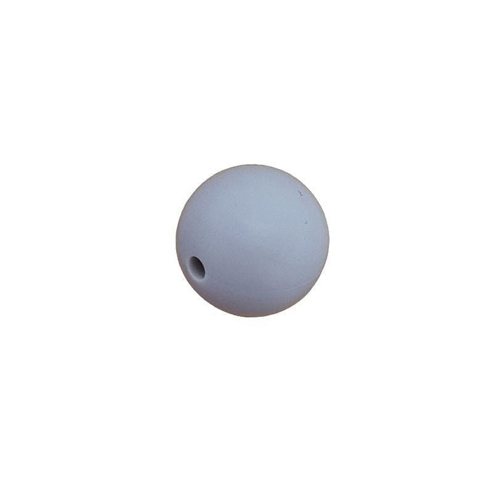 Silikon Perle hellgrau 15mm