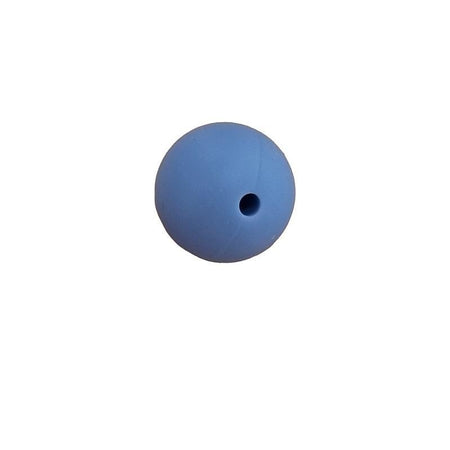 Silikon Perle graublau 15mm