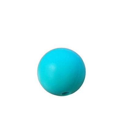 Silikon Perle türkis 15mm