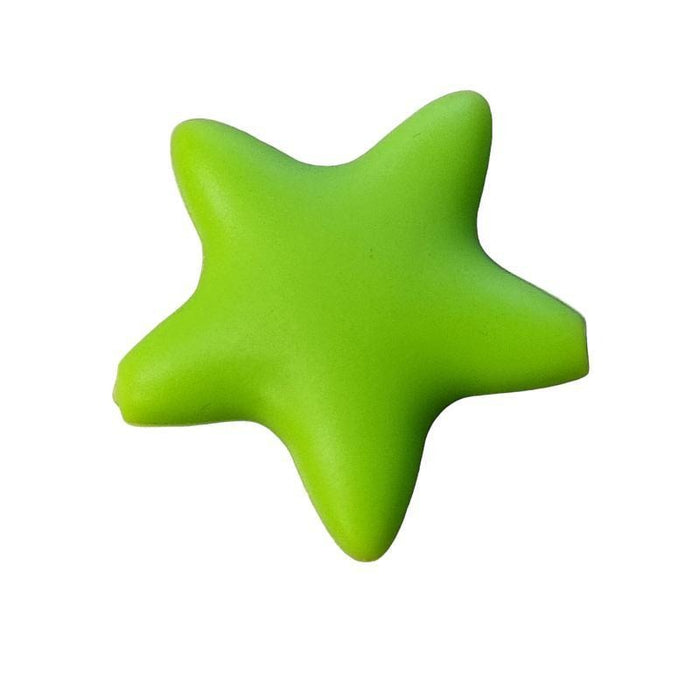 Stern kiwi grün Silikon Perle 39mm
