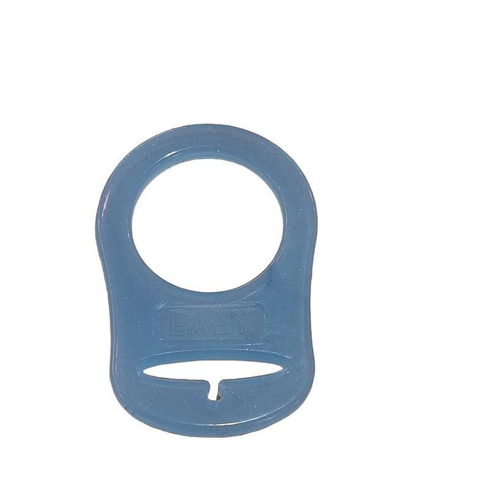 Silikon Ring türkis f. Nuggi mit Knopf 50x33mm