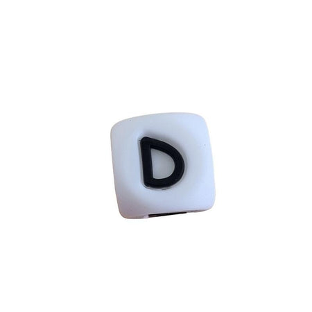 *D* Silikon Buchstaben weiss / schwarz 12mm