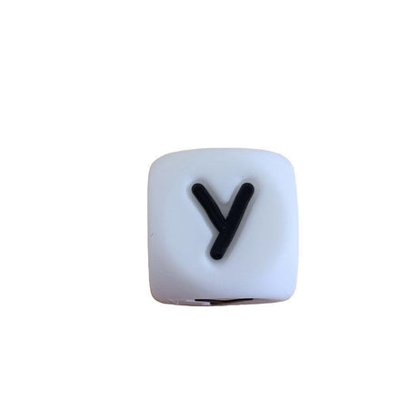 *Y* Silikon Buchstaben weiss / schwarz 12mm