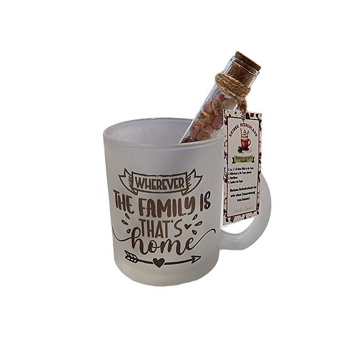 Tasse "The Family is thats Home" bedruckt