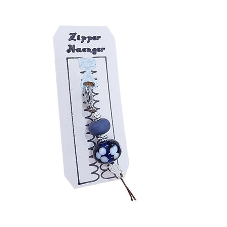 Zipper Hänger blaue Schönheit mit Karabiner
