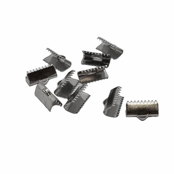 Croko Ende Edelstahl 13x7mm 10 Stück