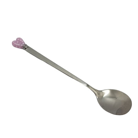 Herzchen Löffeli mit Glas Herz pink 1 Stk