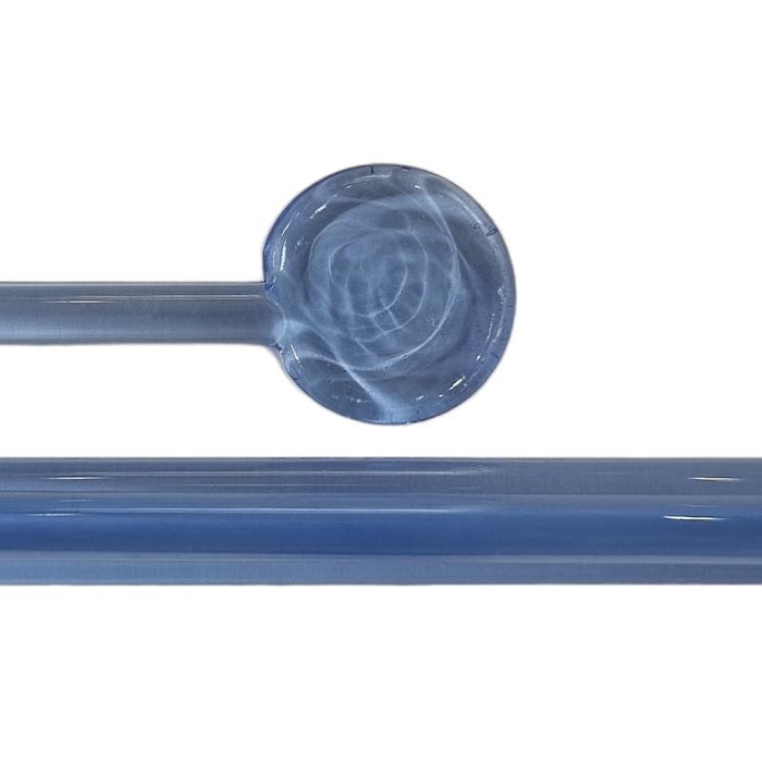 Moretti Glasstäbe transparent 4-5mm hell blau ca.50-70gr