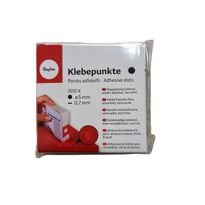 Klebe Punkte ø 5 mm x 0.7 mm, 300 Stk.