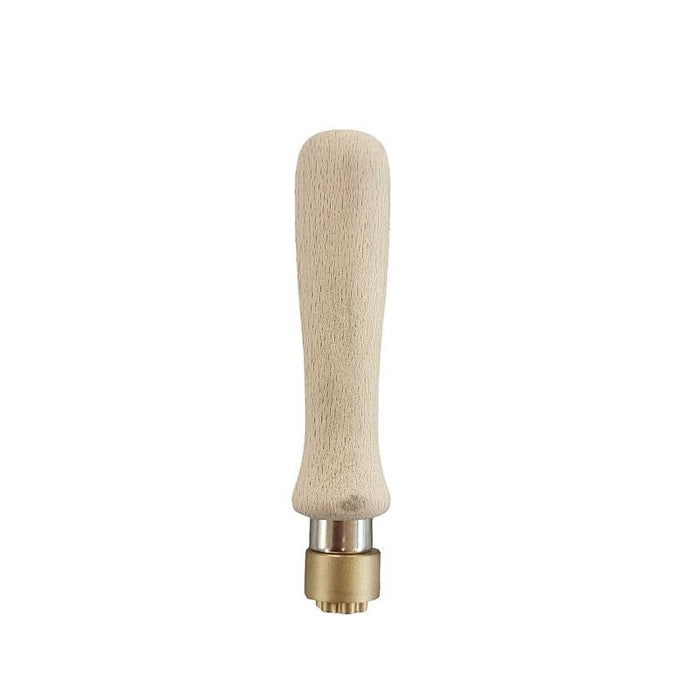 Messing Stempel Blume mit Holzgriff 1 Stück – Bild 2
