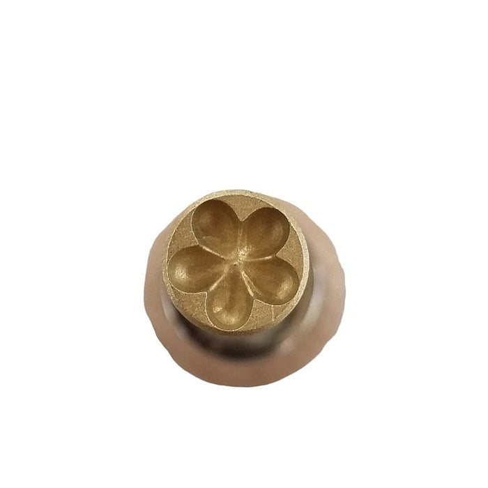Messing Mini Stempel Dasy mit Holzgriff 1 Stück