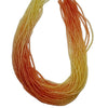 Facettierte, mehrfarbige Glasperlen Lava 3mm 1 Strang ca. 35cm