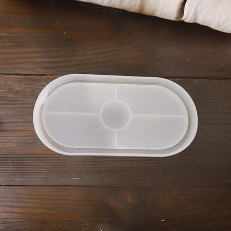 Form Platte 155x108x20mm Oval für  Epoxy, Giesspulver – Bild 2